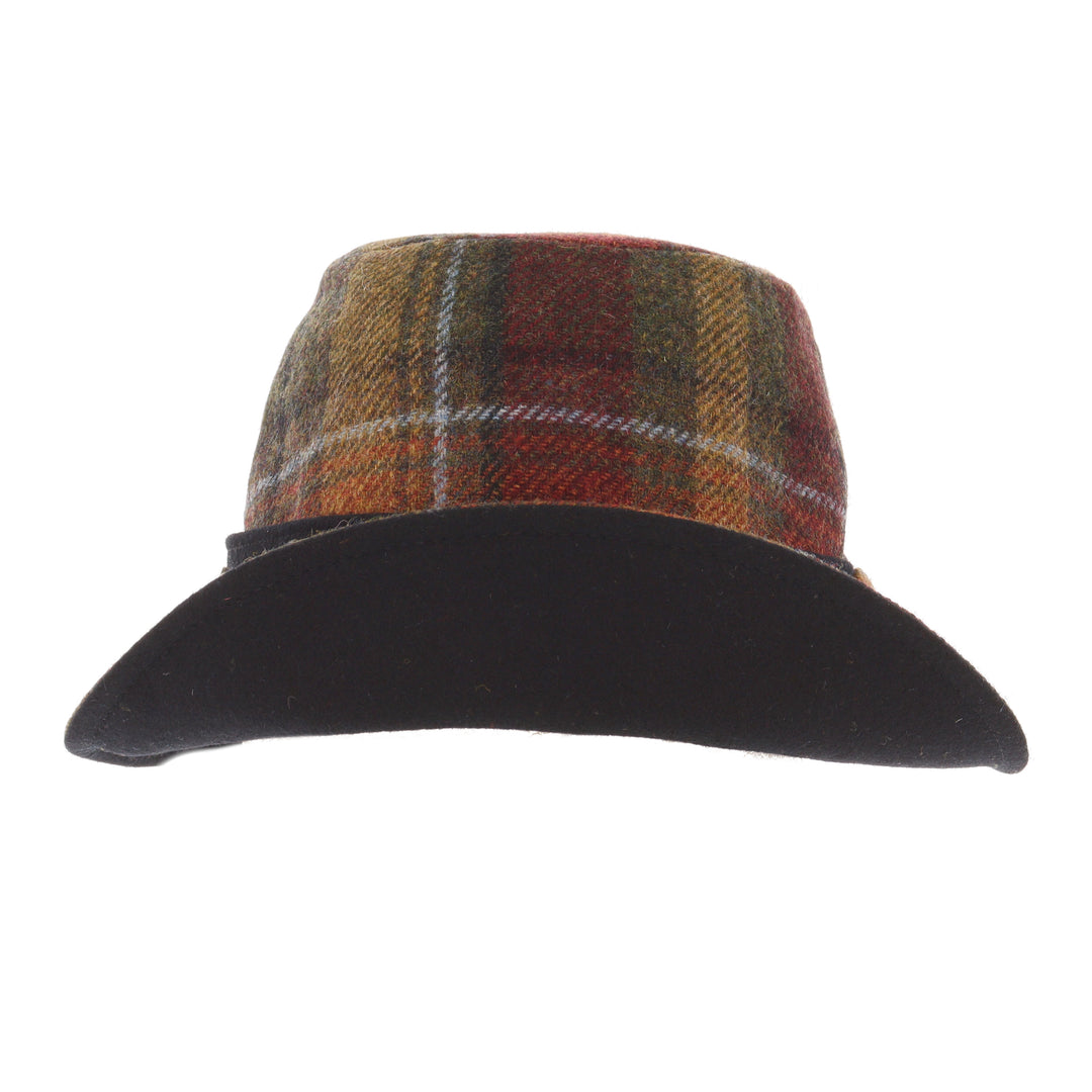 Rust Check 100% Wool Ladies 'Clodagh' Cloche Hat