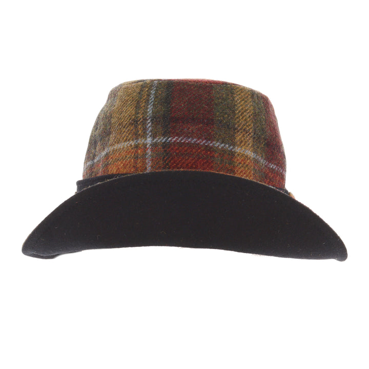 Rust Check 100% Wool Ladies 'Clodagh' Cloche Hat