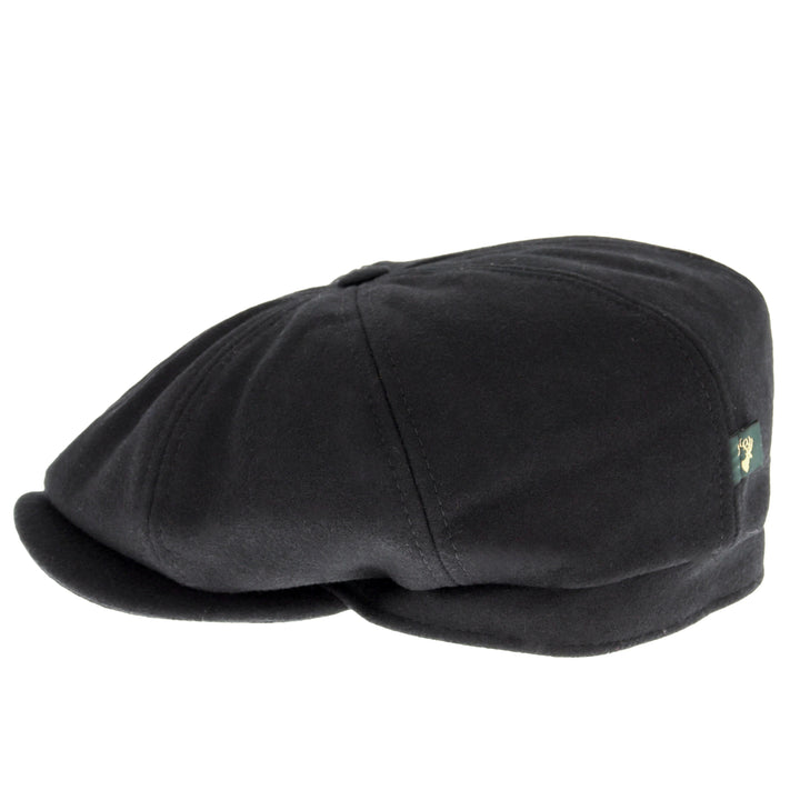 Mucros Weavers Driving Cap in Black