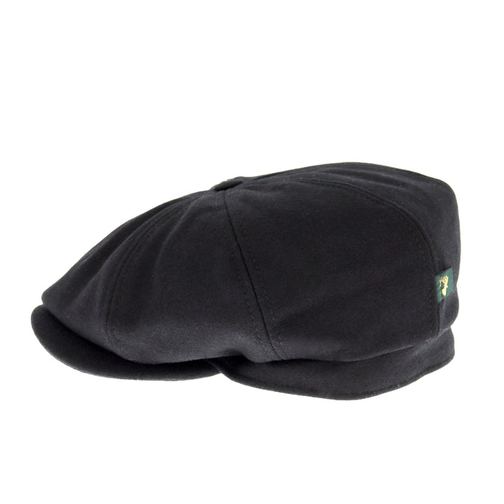 Mucros Weavers Driving Cap in Black