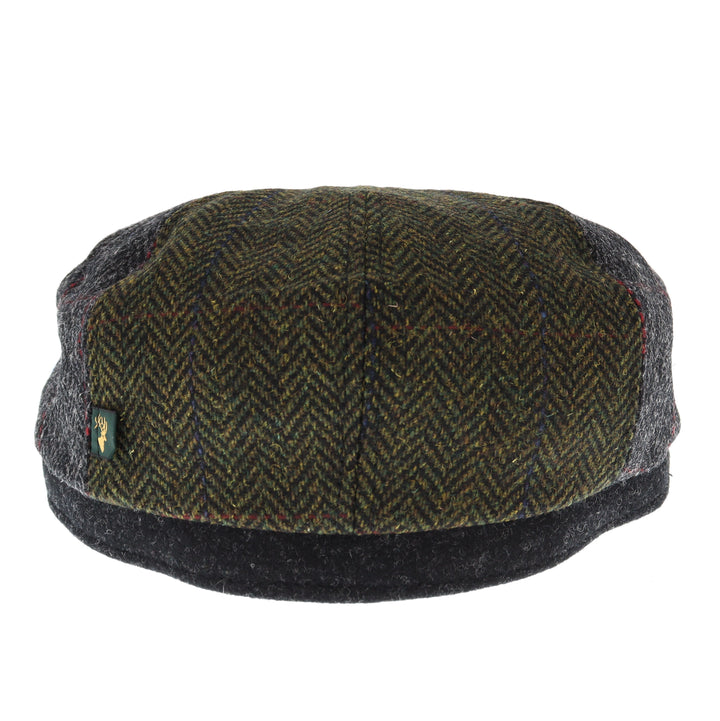 Mucros Weavers Driving Cap in Patchwork
