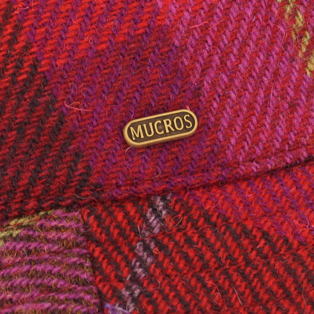 Pink Check 100% Wool Erin Bucket Hat