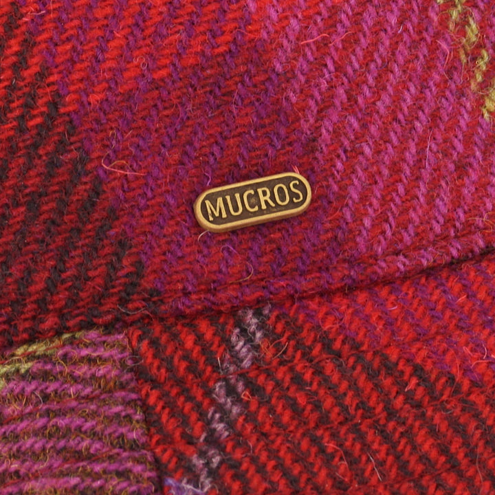 Pink Check 100% Wool Erin Bucket Hat