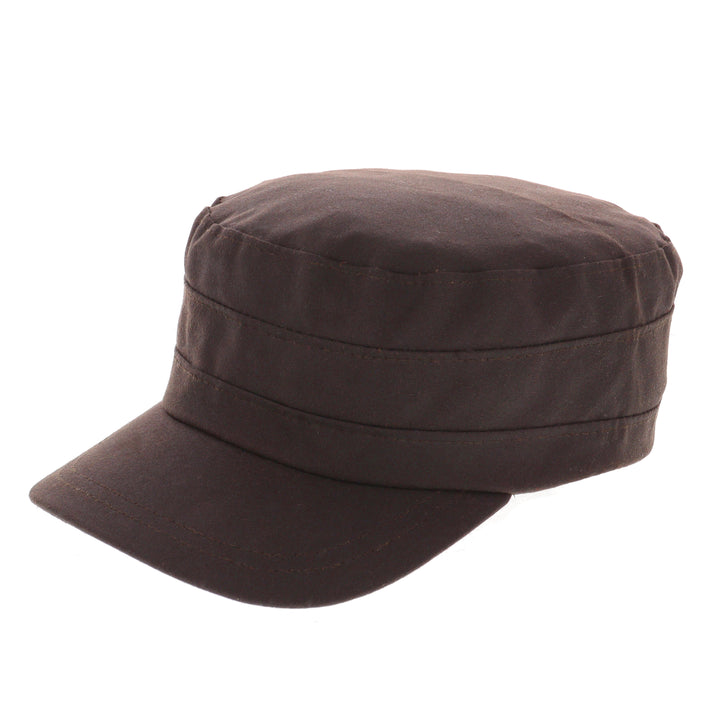 Fishermans Waxed Cap in Brown