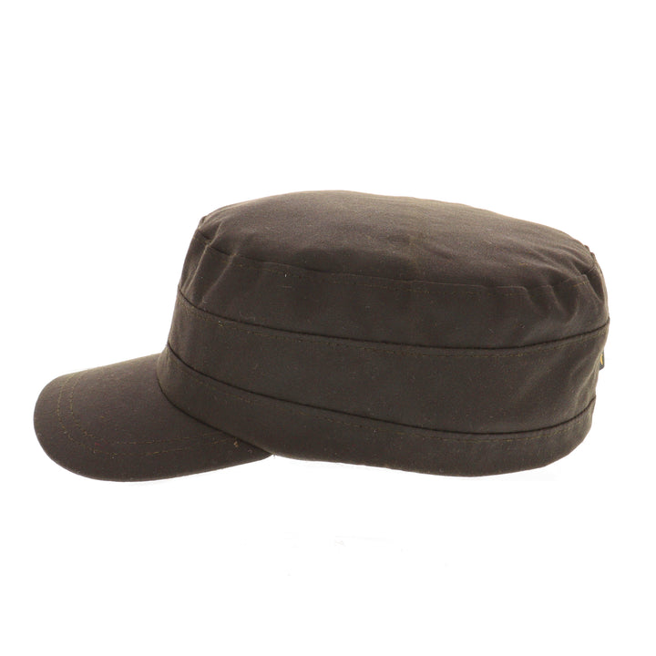 Fishermans Waxed Cap in Olive