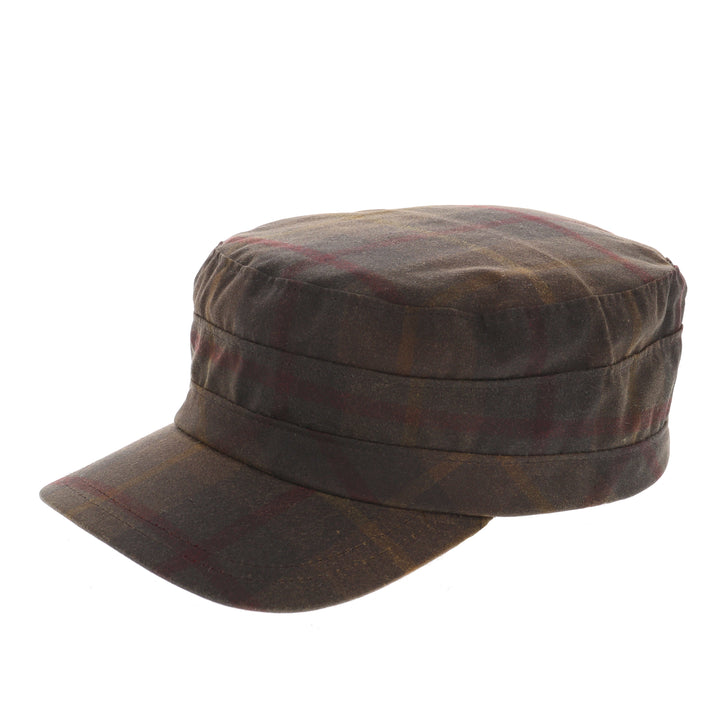Fishermans Waxed Cap in Tartan