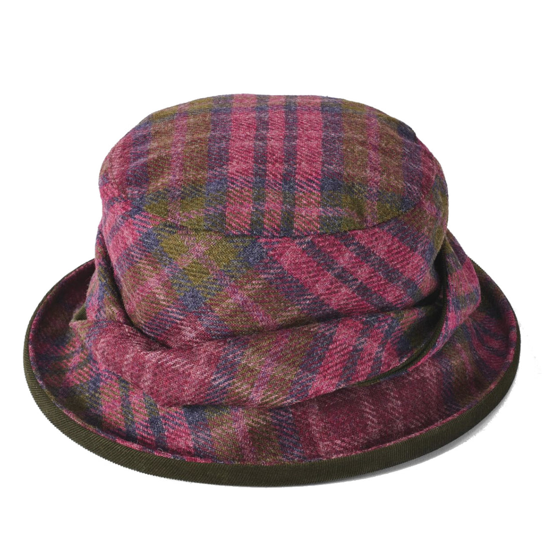 Failsworth Wool Twist Cloche In Mulberry
