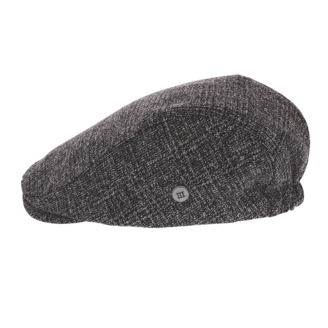 Grey Bobbio Flat Cap From Tresanti