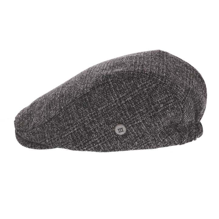Grey Bobbio Flat Cap From Tresanti