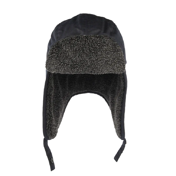 Failsworth Waxed Cotton Trapper Hat Navy