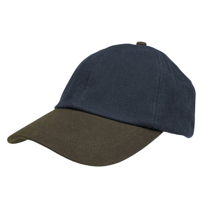 Waxed Cotton Baseball Cap One Size Adjustable
