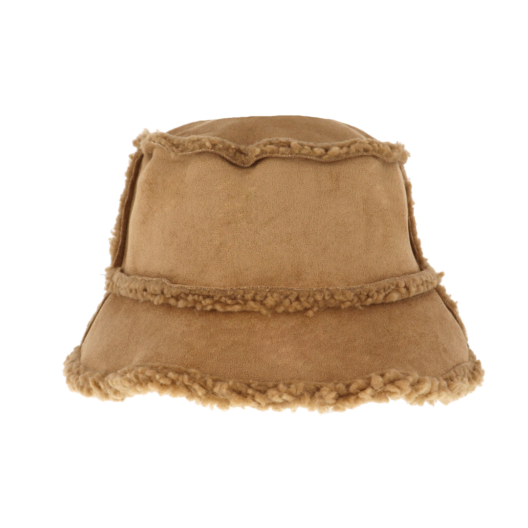 Ladies Super Soft Reversible Sherpa Bucket Hat
