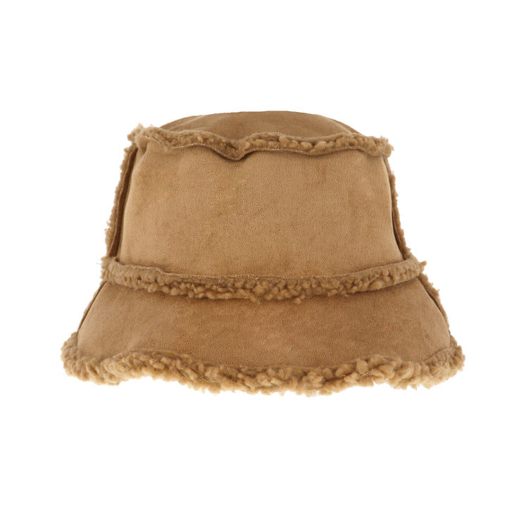 Ladies Super Soft Reversible Sherpa Bucket Hat