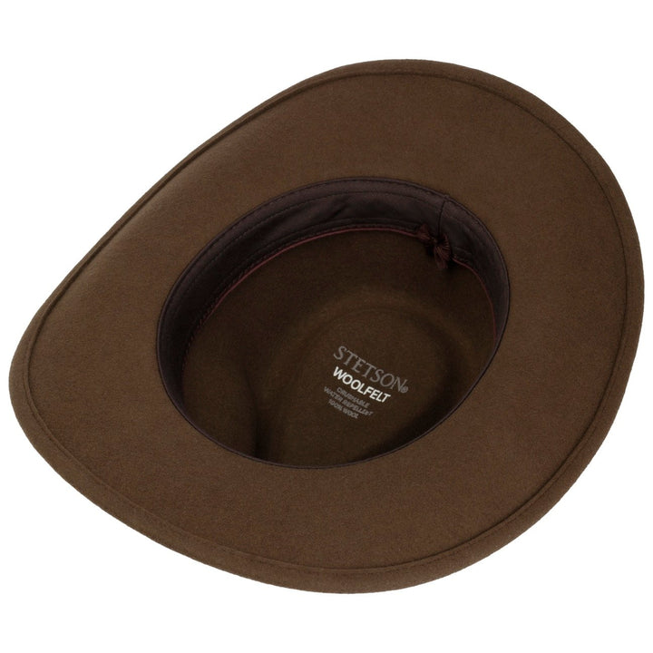 Stetson Norbeck Western Wool Hat Brown