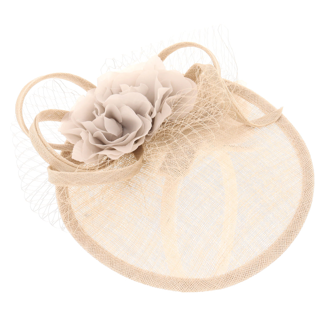 Metallic Almond Flower Decoration Small Headband Fascinator (OCF091)