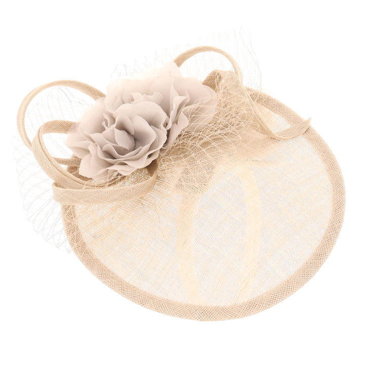 Metallic Almond Flower Decoration Small Headband Fascinator (OCF091)
