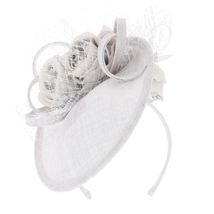 Pearl Flower Decoration Small Headband Fascinator (OCF091)