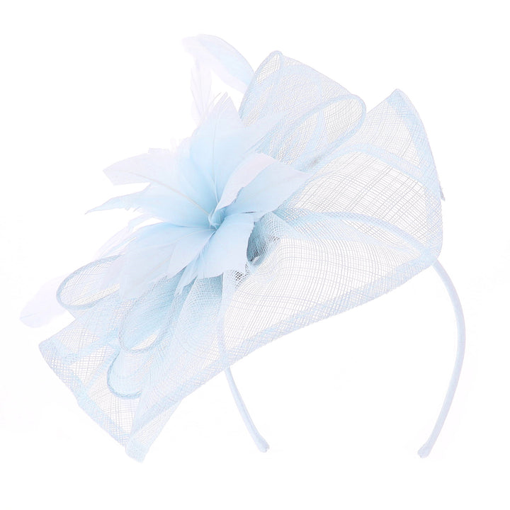Light Blue Headband Fascinator
