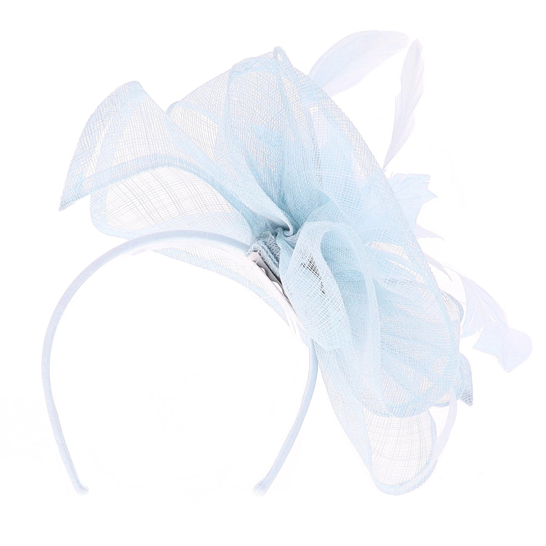 Light Blue Headband Fascinator