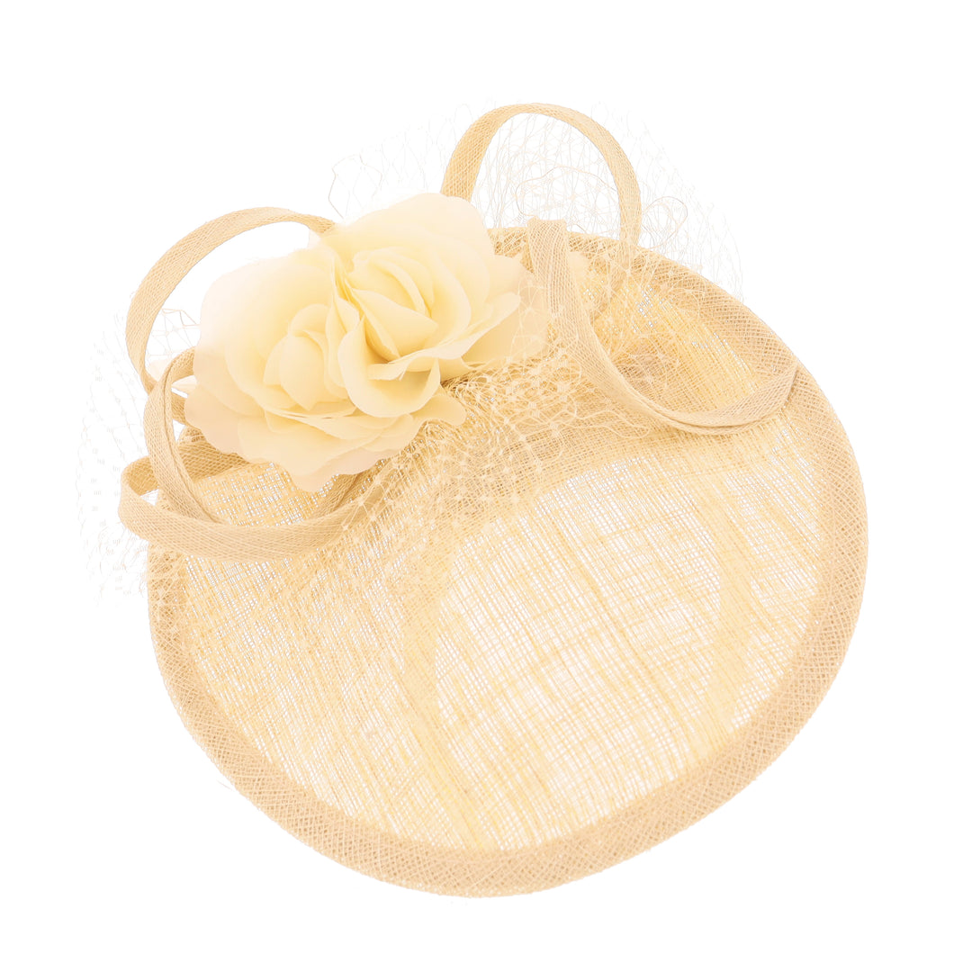 Champagne Flower Decoration Small Headband Fascinator (OCF091)