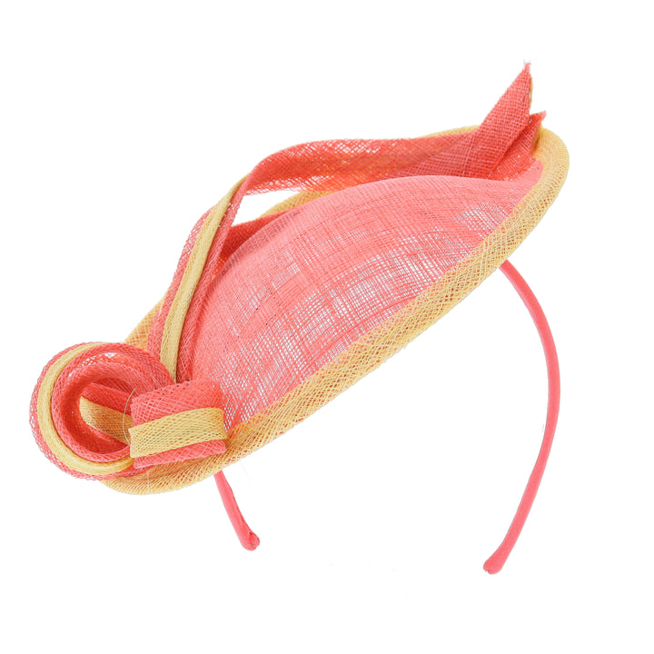 Pink & Yellow Maddox 23cm Headband Fascinator