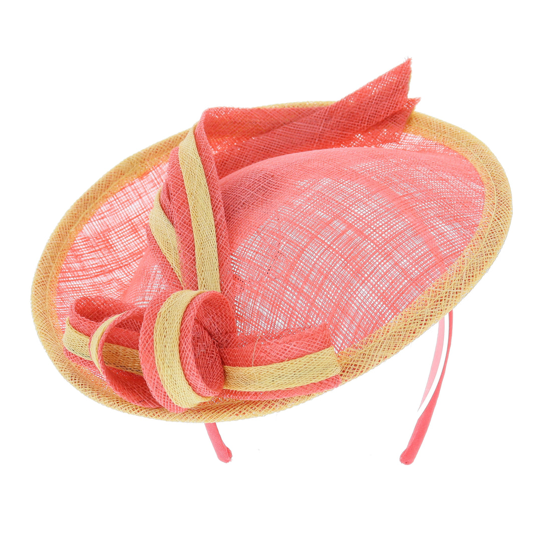 Pink & Yellow Maddox 23cm Headband Fascinator