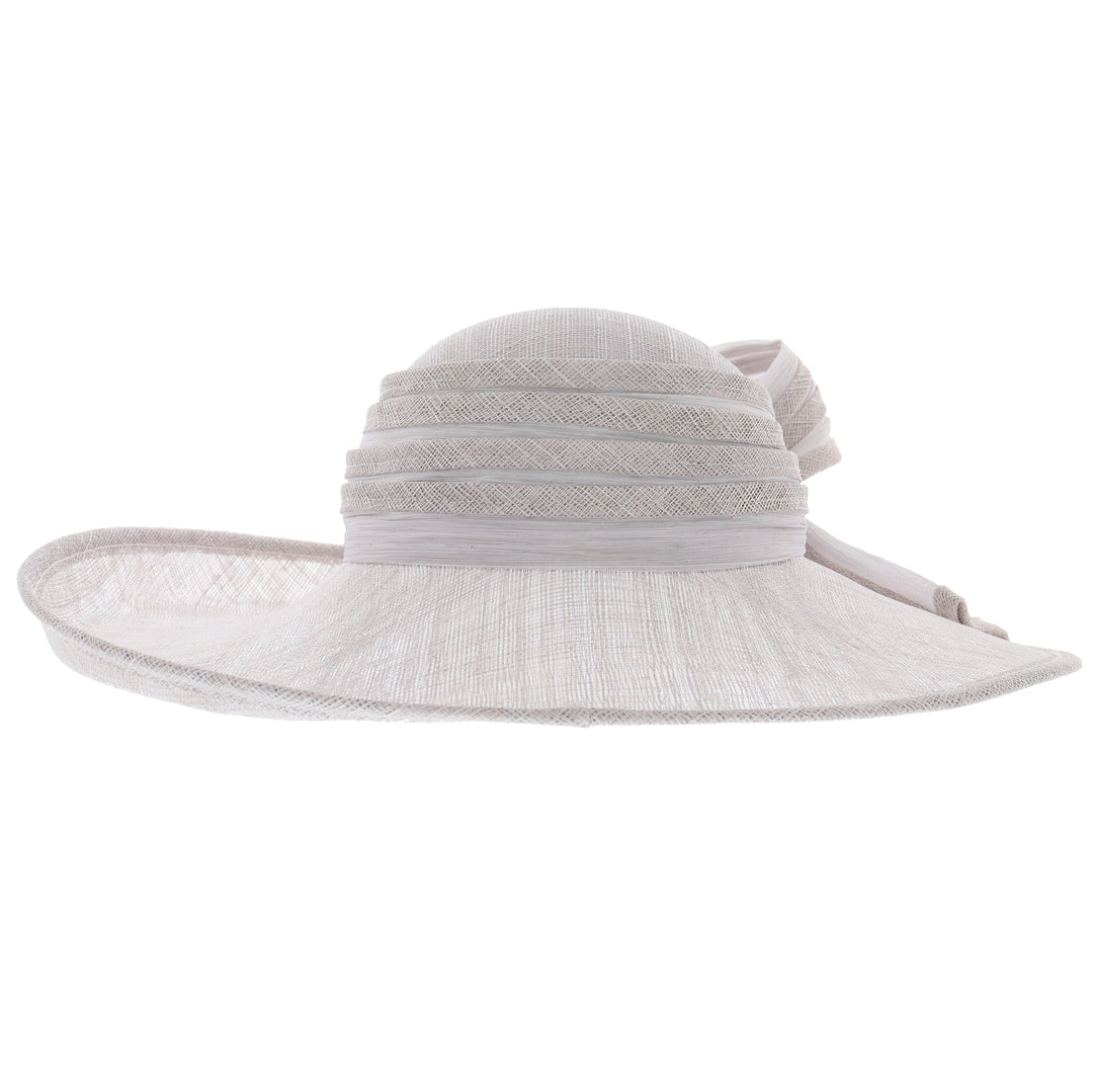 Pearl Wide Oval Brim Ladies Wedding Hat
