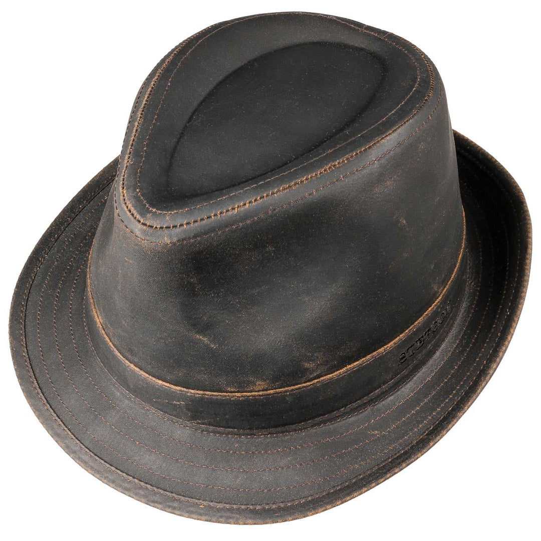 Stetson Odessa Trilby Cotton Hat Brown