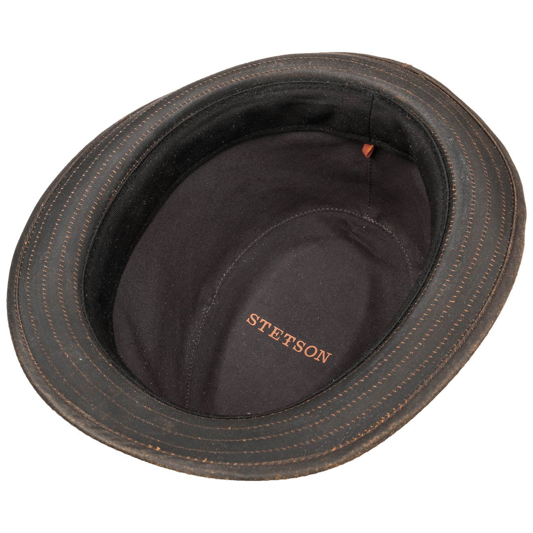Stetson Odessa Trilby Cotton Hat Brown