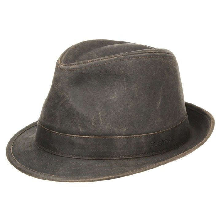 Stetson Odessa Trilby Cotton Hat Brown