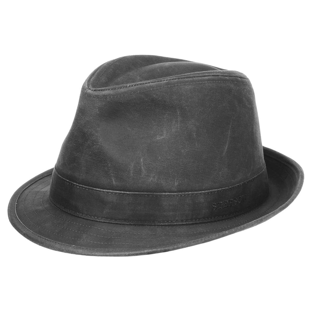 Stetson Odessa Trilby Cotton Hat Black
