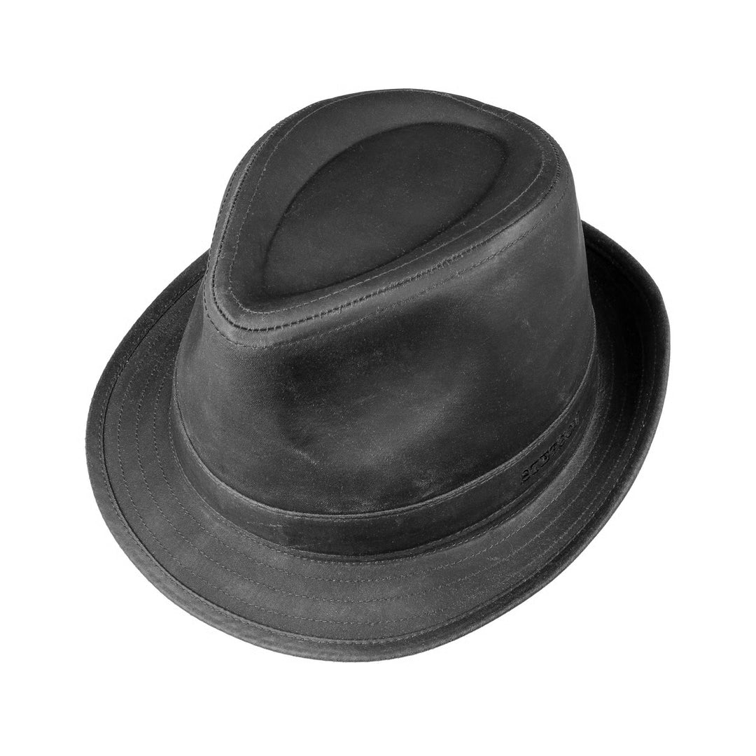 Stetson Odessa Trilby Cotton Hat Black