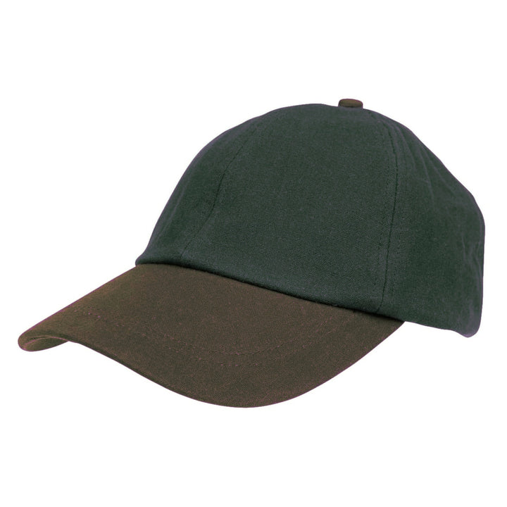 Waxed Cotton Baseball Cap One Size Adjustable
