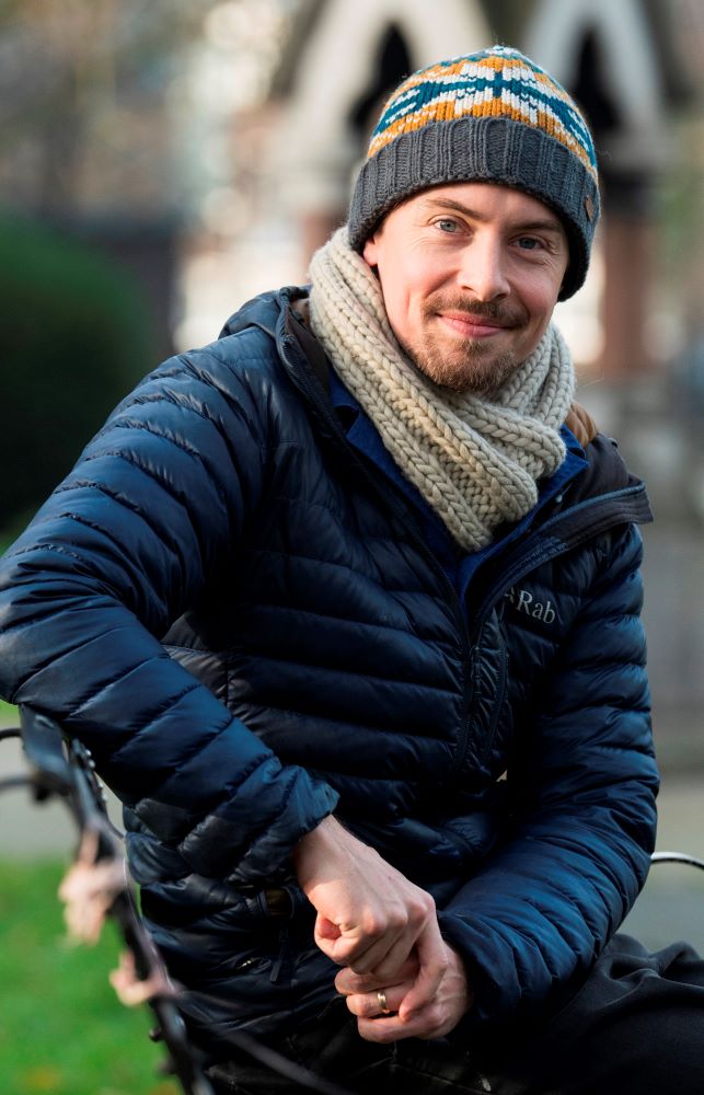 Kusan Wool Turn Up Snowflake Beanie Hat Teal/Mustard