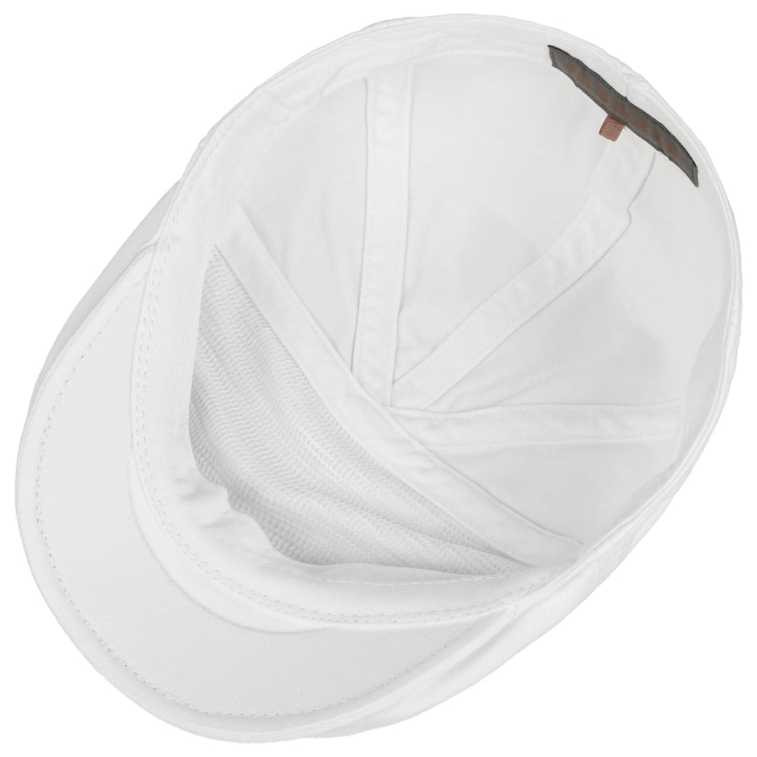 Stetson Paradise Cotton Ivy Flat Cap In White
