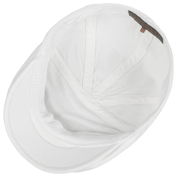 Stetson Paradise Cotton Ivy Flat Cap In White