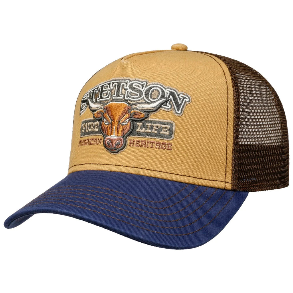 Pure Life Stetson American Baseball Trucker Cap Adjustable