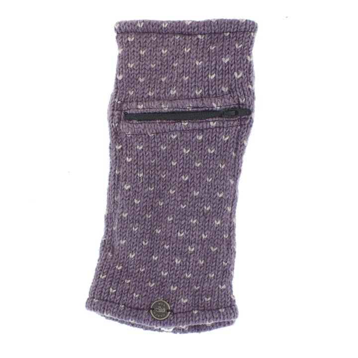 Tick Zip Pocket Handwarmers - Purple