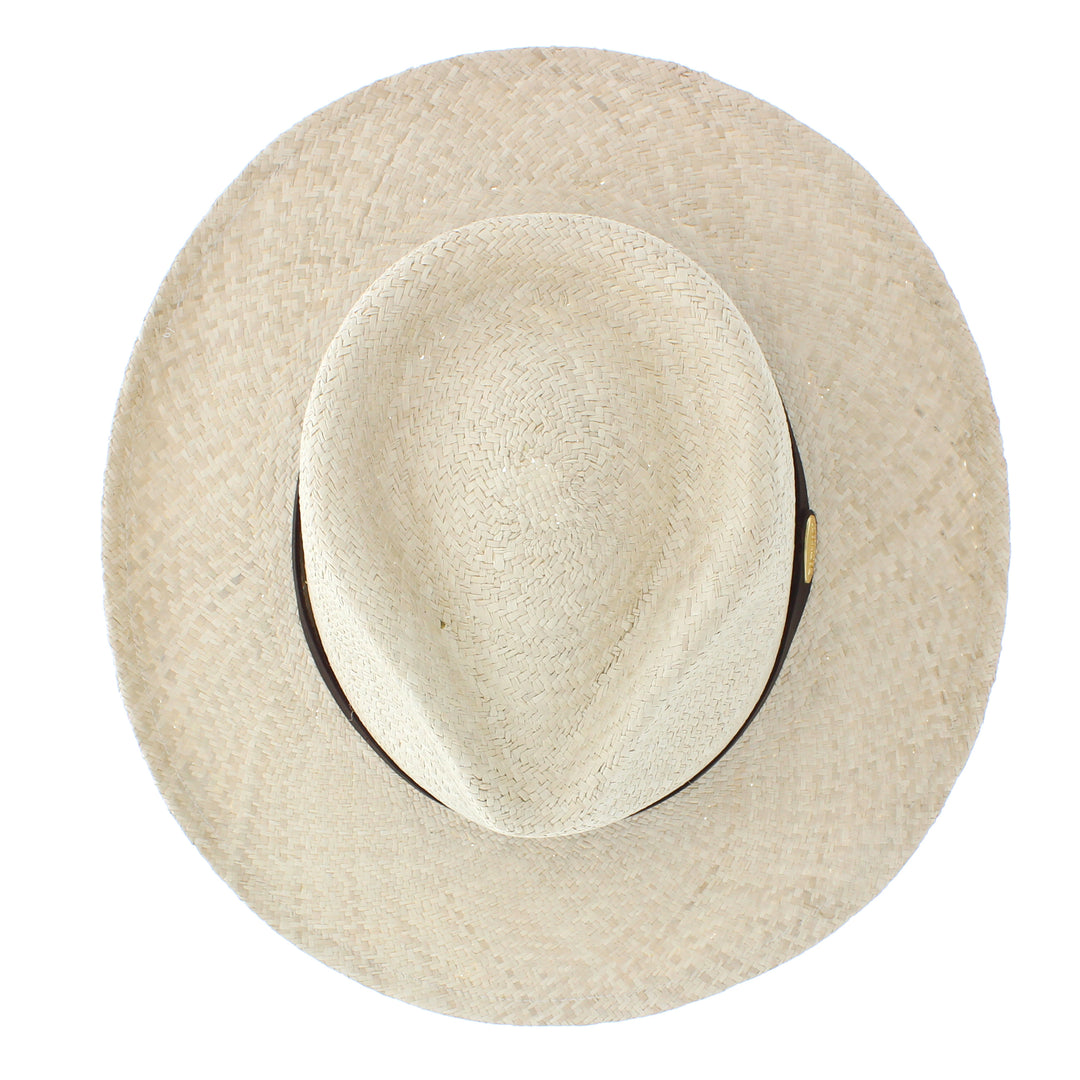 Barmah Outback Fine Raffia Straw Hat In Natural