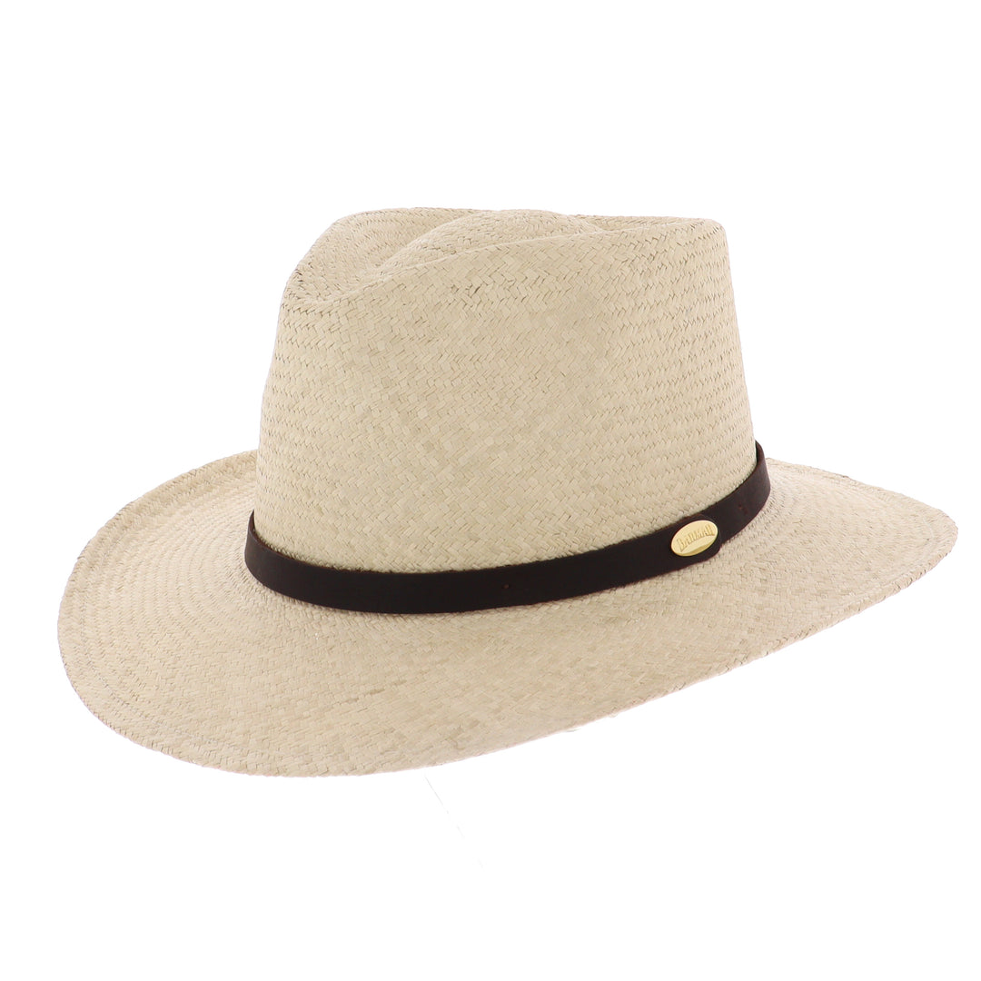 Barmah Outback Fine Raffia Straw Hat In Natural