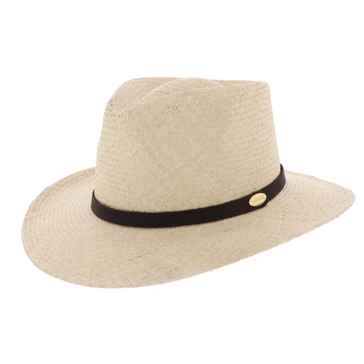 Barmah Outback Fine Raffia Straw Hat In Natural