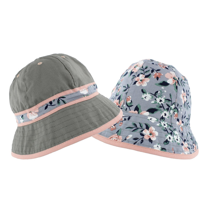 Ladies Reversible Summer Floral Bucket Hat