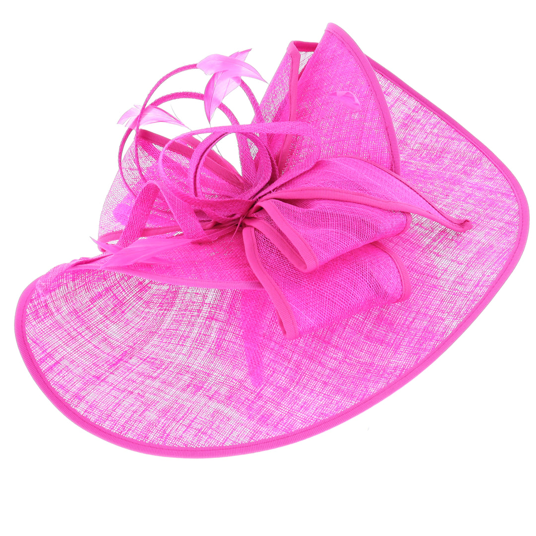 Fuchsia Pink Large Disc Headband Fascinator 'Roma'