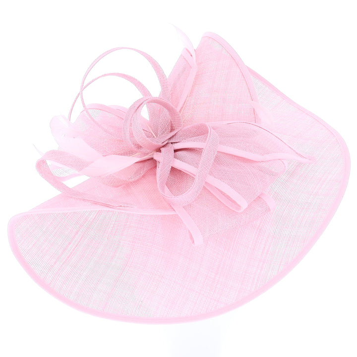 Light Pink Large Disc Headband Fascinator 'Roma'