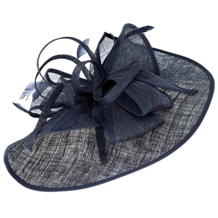 Navy Large Disc Headband Fascinator 'Roma'