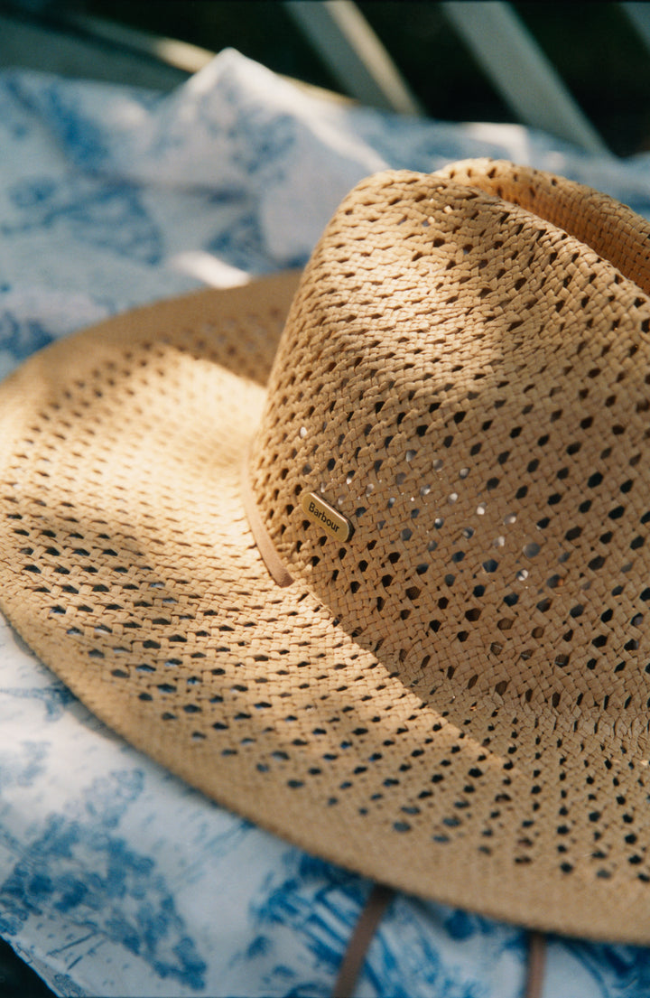 Barbour Women's Gabby Wide Brim Straw Hat