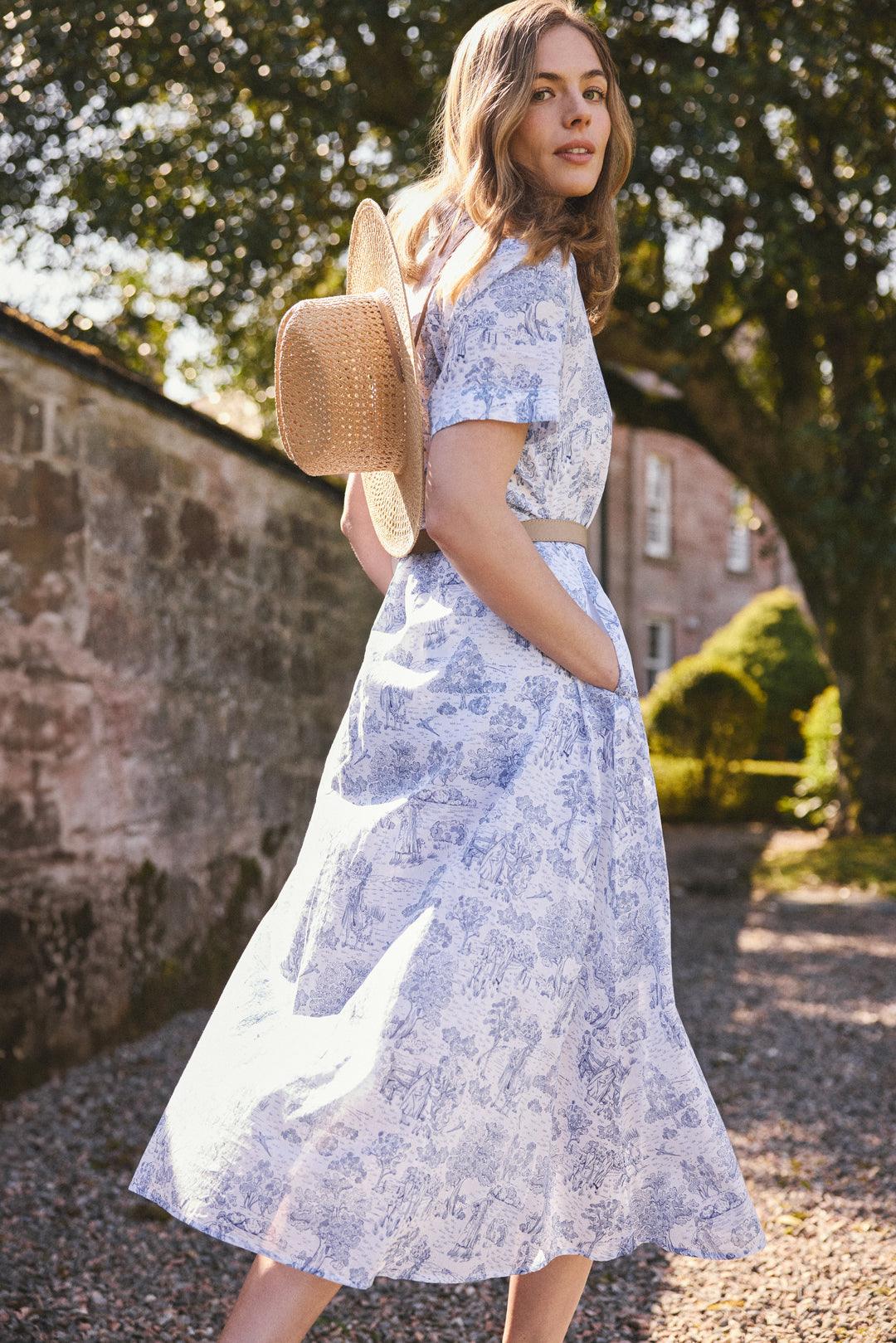 Barbour Women's Gabby Wide Brim Straw Hat