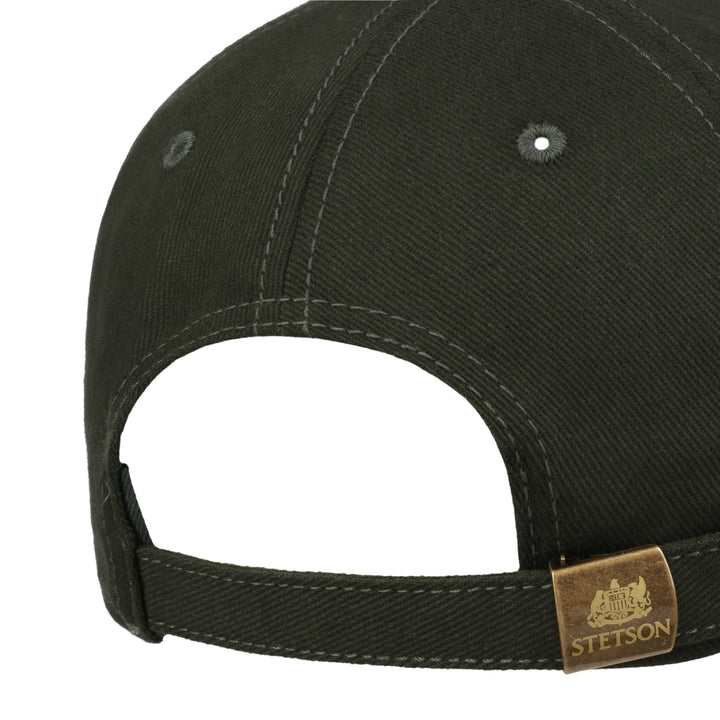 Stetson Classic Lettering Baseball Cap Dark Green