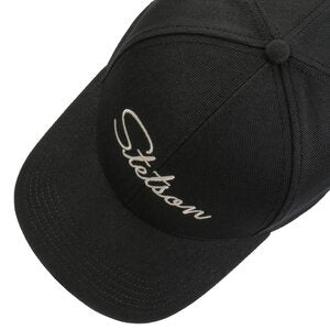 Stetson Classic Lettering Baseball Cap Black