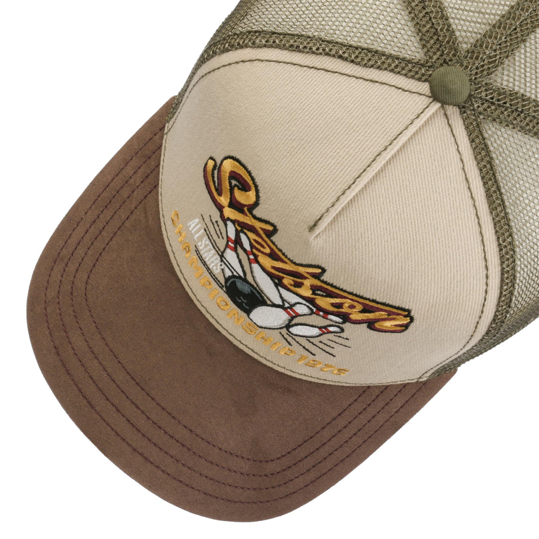 Stetson Bowling Championship Baseball Trucker Cap Adjustable Snapback